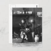 フランシス・ベンジャミン・ジョンストン， 1896 ポストカード (正面/裏面)