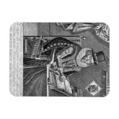 フランシス・ベーコンポートレート（1561年～1626年）子爵 マグネット (横)