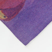 フランシス・リー・ジャケスのピンク・フラミンゴ フリースブランケット (角)