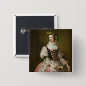 フランシスMacartney、c.1745のポートレート 缶バッジ (正面&裏面)