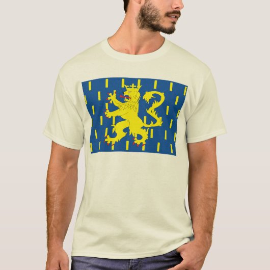 フランシュコンテの旗のTシャツ Tシャツ (正面)