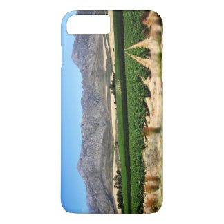 フランシュフックへ続くブドウ畑と山々 南アフリカ iPhone 8 PLUS/7 PLUSケース