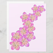 フランジパニスクラップブック紙 (正面/裏面)