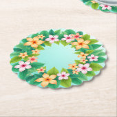 フランジパニドリームスケープ ペーパーコースター (アングル)