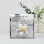 フランジパニビーチ結婚式カスタム招待状 招待状 (スタンド正面)