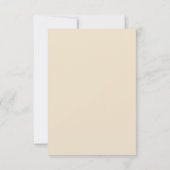 フランジパニビーチ結婚式水カラートトロピカル 招待状 (裏面)