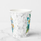 フランジパニフローラ結婚ハワイアンカスタムズ 紙コップ (右)