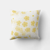 フランジパニプルメリアトロピカルフラワー装飾用クッション クッション (裏面)