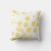 フランジパニプルメリアトロピカルフラワー装飾用クッション クッション (正面)