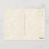 フランジパニヴィンテージ植物学 ポストカード (裏面)