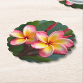 フランジパニ矮星トライカラーディライト ペーパーコースター (アングル)