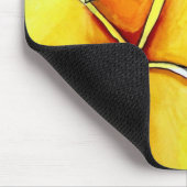 フランジパニ花水彩オリジナルアート絵画ズ マウスパッド (コーナー)