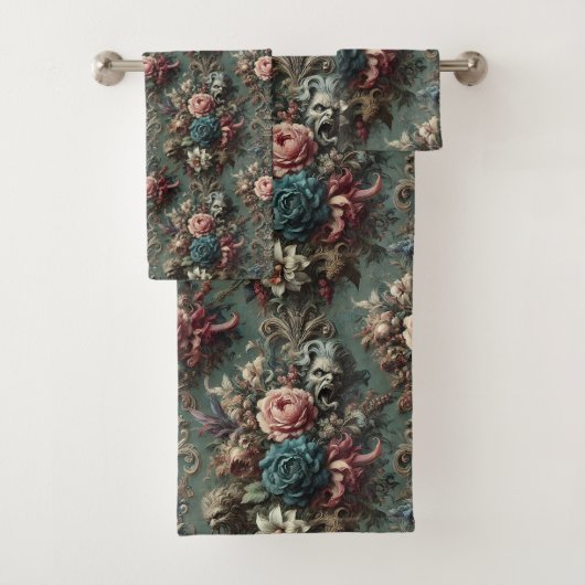 フランジ付きディージ – ゴシックビクトリアン様式 バスタオルセット (インサイチュ)