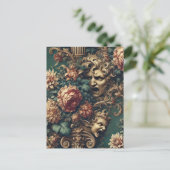 フランジ付きデカダン – ゴシックビクトリアンフローラ シーズンポストカード (スタンド正面)