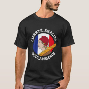 フランスおもしろいのマリアンヌ・バスティーユフランスのー Tシャツ