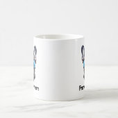 フランスおもしろいマフランスの・ブルドッグ愛好家 コーヒーマグカップ (中央)