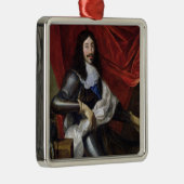 フランスおよびナバールのルイXIII王 メタルオーナメント (右)