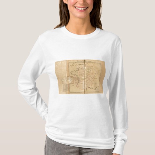 フランスおよび部門 Tシャツ (正面)
