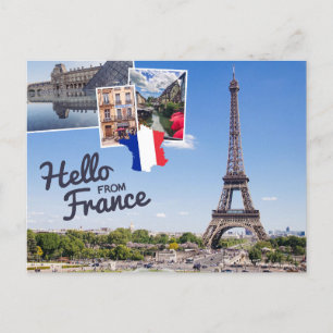 フランスからこんにちは シーズンポストカード