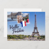 フランスからこんにちは シーズンポストカード (正面/裏面)