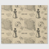 フランスからの愛で ラッピングペーパー (フラット)