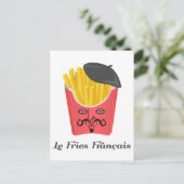 フランスからのLeのフライドポテト ポストカード (スタンド正面)