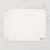 フランスからクールのスキーポスター付きポストカード ポストカード (裏面)