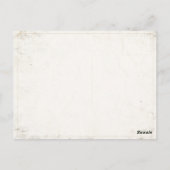 フランスからクールのスキーポスター付きポストカード ポストカード (裏面)