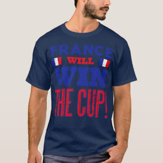 フランスがカップを獲得 Tシャツ