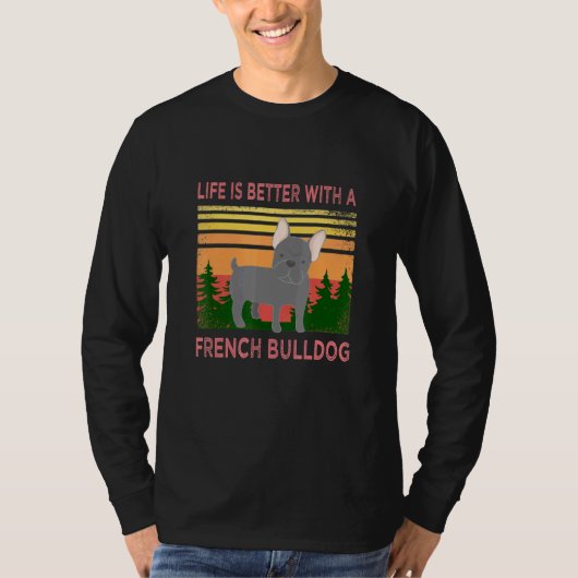 フランスことわざの寿命は球根の方がフランスの良い Tシャツ (正面)