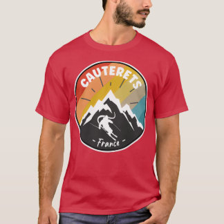 フランスでのスキー Tシャツ