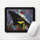 フランスとシャンパン マウスパッド (マウス)