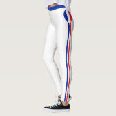 フランスとフフランスのラッグファッション旅行/スポーツファン レギンス (左)