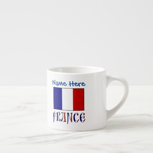 フランスとフラッフランスのグブルーの個人用設定 エスプレッソカップ (右)