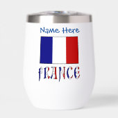 フランスとフランス国旗のブルーのパーソナライズ (正面)