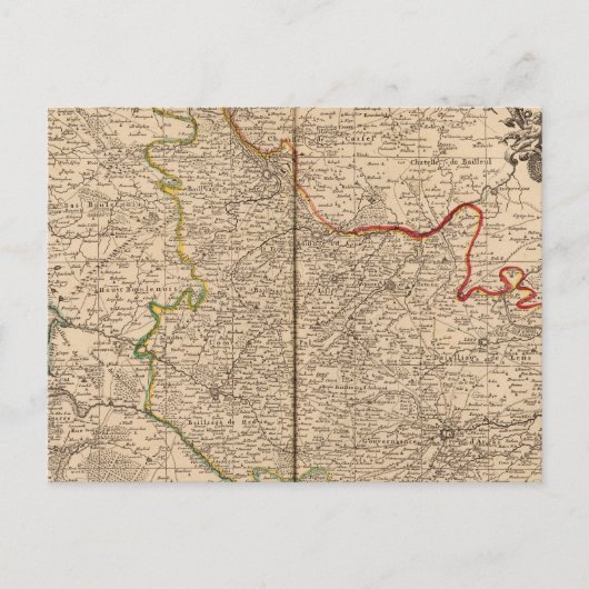 フランスとベルギー ポストカード (正面)