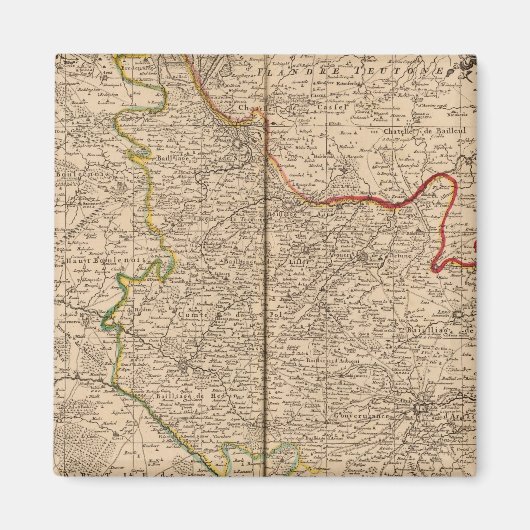 フランスとベルギー マグネット (正面)