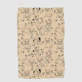 フランスとボーン ゴルフタオル