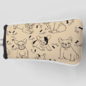 フランスとボーン ゴルフヘッドカバー (正面)