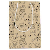 フランスとボーン ミディアムペーパーバッグ (正面)