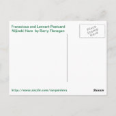 フランスとレナートニジンスキーのハレはがき ポストカード (裏面)