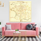 フランスと境界 キャンバスプリント (インサイチュ (リビング))
