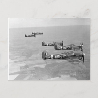 フランスに向けて台風が進行 ポストカード