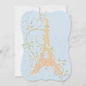 フランスに移動 1 案内状 (裏面)