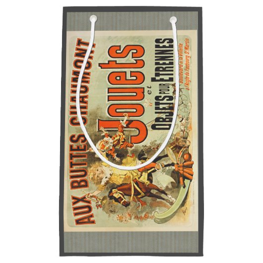 フランスのおもちゃのジョエツの友達 ヴィンテージ ポスター スモールペーパーバッグ (正面)