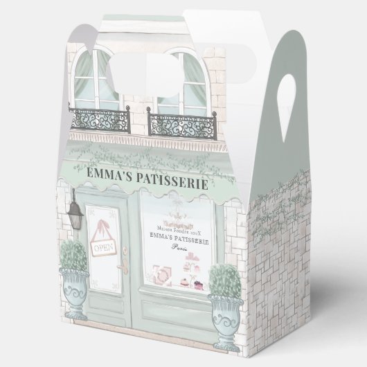 フランスのお菓子屋さん カフェ パティスリー 緑 フェイバーボックス (オープン)