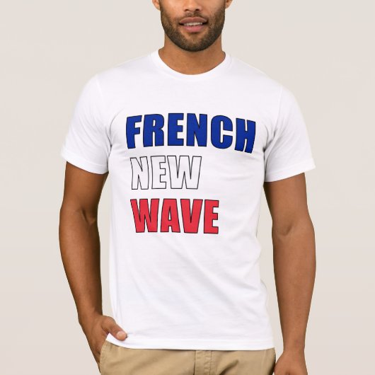 フランスので新しい波 Tシャツ (正面)