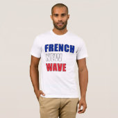 フランスので新しい波 Tシャツ (正面フル)