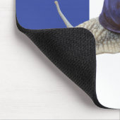 フランスのなかたつむりの旗 マウスパッド (コーナー)