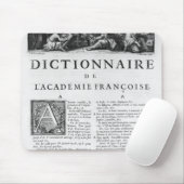 フランスのなアカデミー辞書のためのFrontispiece マウスパッド (マウス)